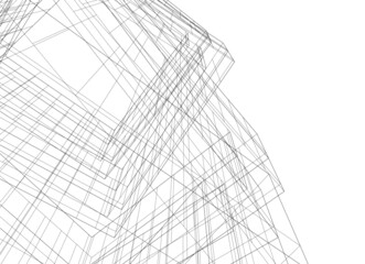 modern architecture 3d