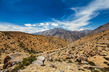 Spiti Valley in Himalayas