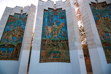 old soviet sculpture in oriental style