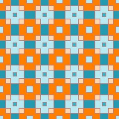 Decorative squares as a seamless background.Seamless pattern with squares. Universal texture for graphic design.Seamless pattern of squares..Square shapes as a background for graphic design.