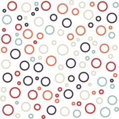 Colorful geometric circles background. Abstract pattern background. Shapes pattern. Colorful wrapping paper.