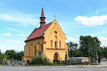 LANCKORONA, POLAND - AUGUST 09, 2021: A chapel in Lanckorona, Poland.