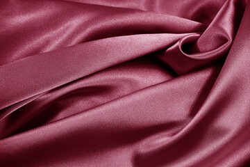 Pink silk satin background for design.