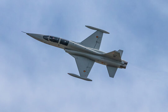 Spanish air force Fighter jet planes on display
