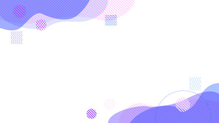 紫色抽象幾何学曲線のフレーム背景