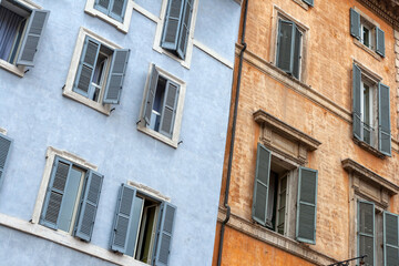 Fototapeta na wymiar Buildings at the Piazza della Rotonda in Rome