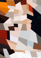 Graphical Abstract Painting Art Background Texture,Abstract Colorful Geometrical Artwork Poster,Modern Conceptual Art,Synthwave Aesthetic Vaporwave Poster Print,3D Rendering,
3D Illustration