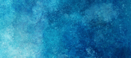 青の水彩の筆の跡、背景素材、テクスチャ	