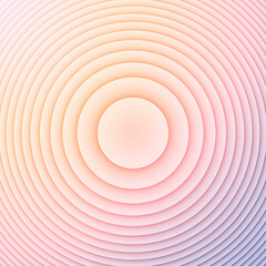 Rippled background. content area. Circle background. Abstract background. 3d rendering.