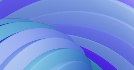 Blue shape background. Abstract background. 3d rendering.