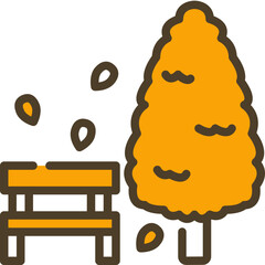 bench one color icon