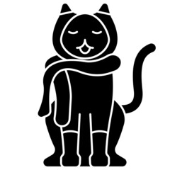 cat solid icon