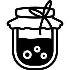 honey solid line icon