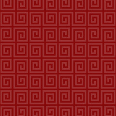 雷紋の背景　レッド