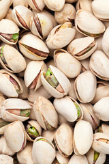 salted and roasted pistachio nuts