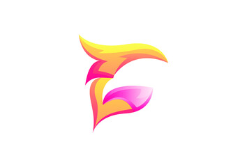 falcon logo design vector abstract