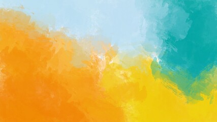 Unique abstract painting art with paint brush for presentation, card background, wall decoration, or t-shirt design