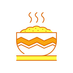 Zero hunger color icon icon. Corporate social responsibility.