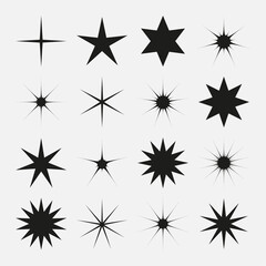 Vector stars sparkle icon