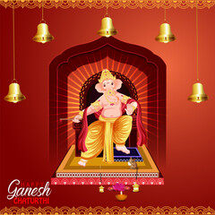 Creative vector illustration of happy krishna janmashtami background