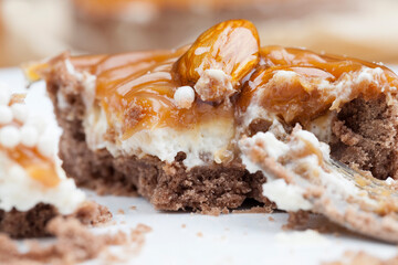 small tartlets with soft salted caramel