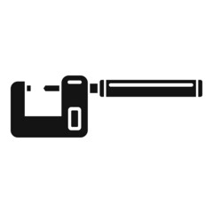 Micrometer calliper icon simple vector. Precision caliper