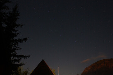 constellation Ursa Major in the starry sky