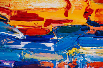 abstract oil painted background, macro photography