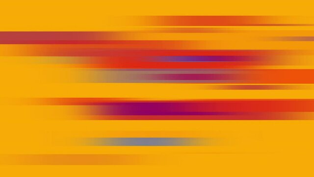 Multicolor faded gradient bars growing and shrinking on a yellow background. 