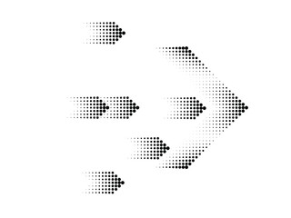 Linear halftone dots Design .elements for your design. vector illustration