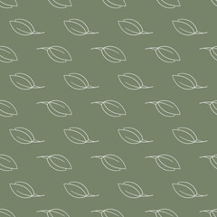 Hand drawing summer decoration of green painting palm foliage or plants and vintage garden flowers. Trendy seamless vector design. Exotic pattern with tropical leaves in jungle hawaii style.