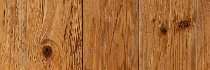 Brown wooden panels. Brown panoramic wood texture