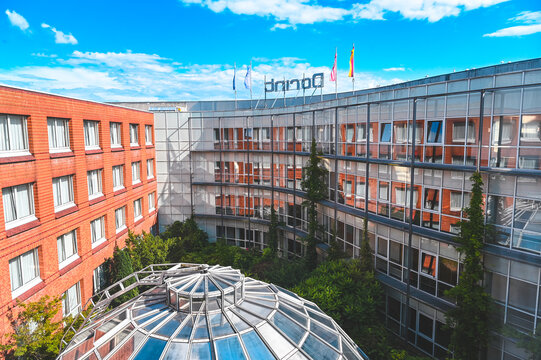 Inner courtyard of Dorint Hotel in Bremen Germany