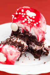 puff pastry made of sponge cake and butter cream