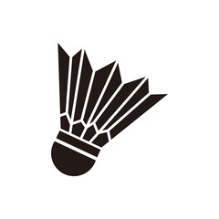 Shuttlecock icon vector illustration sign