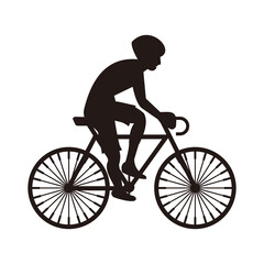 bicycle icon vector illustration sign
