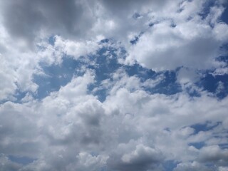 photo of sky and clouds in the morning.