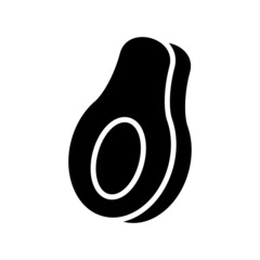 avocado icon or logo isolated sign symbol vector illustration - high quality black style vector icons
