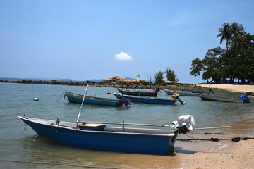 Fototapeta na wymiar Fischerboote in Thailand