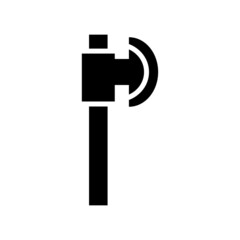 Obraz na płótnie Canvas ax icon or logo isolated sign symbol vector illustration - high quality black style vector icons 