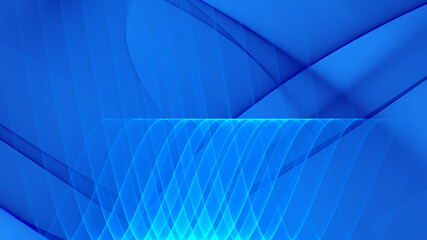 Abstrakter Hintergrund 4k blau hell dunkel neon waves and lines