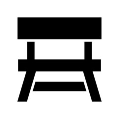 Obraz premium bench icon or logo isolated sign symbol vector illustration - high quality black style vector icons 