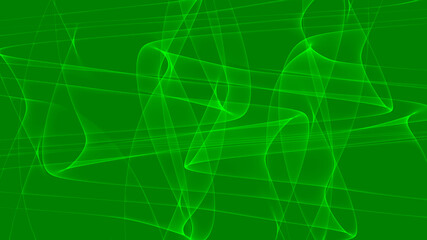 Abstrakter Hintergrund 4k grün hell dunkel schwarz Wellen Linien Wellness