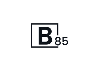 B85, 85B Initial letter logo