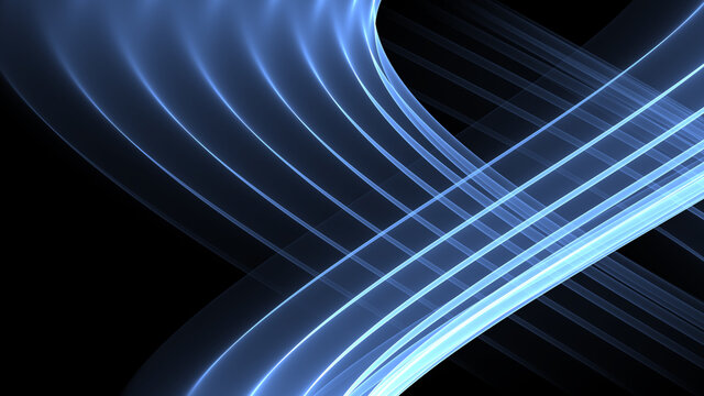 Abstrakter Hintergrund 4k blau hell dunkel waves and lines