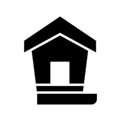 birdhouse icon or logo isolated sign symbol vector illustration - high quality black style vector icons
