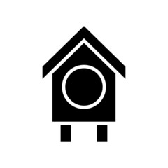 birdhouse icon or logo isolated sign symbol vector illustration - high quality black style vector icons
