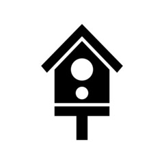 birdhouse icon or logo isolated sign symbol vector illustration - high quality black style vector icons
