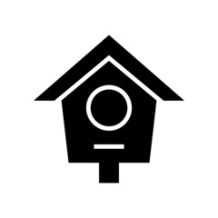 birdhouse icon or logo isolated sign symbol vector illustration - high quality black style vector icons
