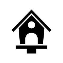 birdhouse icon or logo isolated sign symbol vector illustration - high quality black style vector icons
